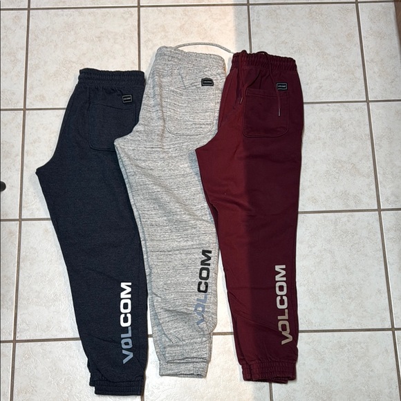 Volcom Jogger Pants Set - Navy, Gray, and Maroon, smoke free, GREAT condition! - Picture 6 of 9